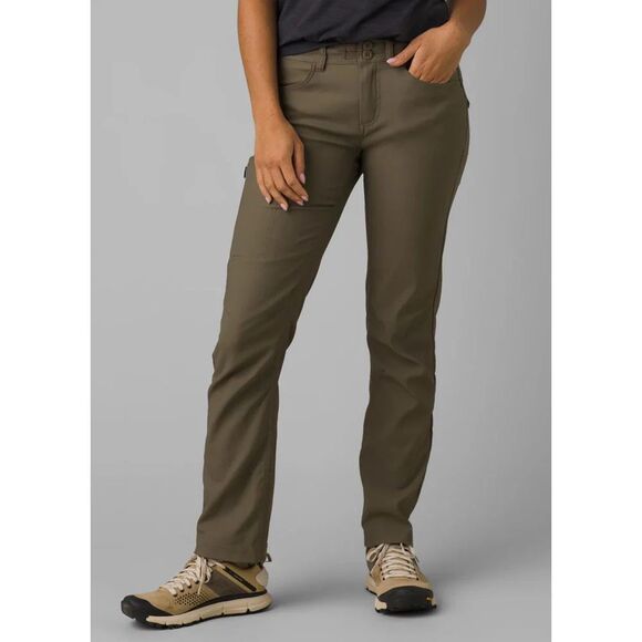 PrAna Zion Halle Pants Sz 8 Straight Leg Hiking Slate Green - Picture 1 of 8